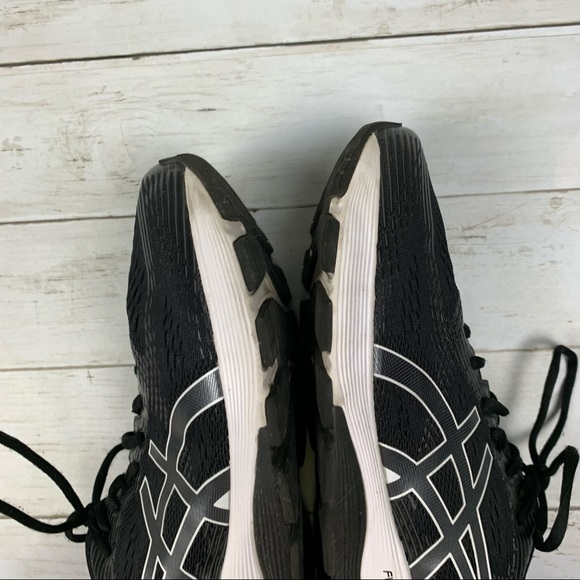 Asics Gel Nimbus 21 Black Silver Athletic Shoes FlyteFoam - Picture 14 of 16